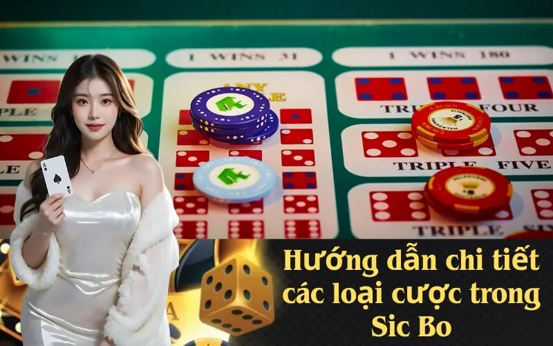 Hướng dẫn chi tiết các loại cược trong Sic Bo