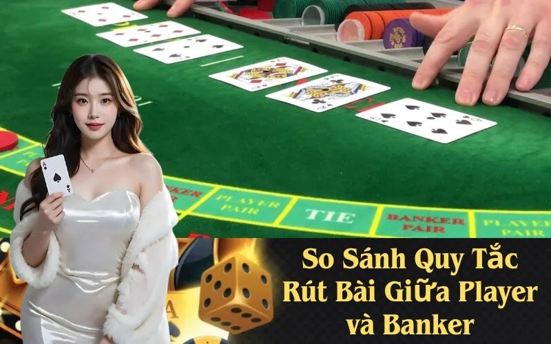 So Sánh Quy Tắc Rút Bài Giữa Player và Banker