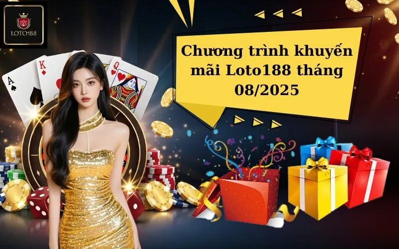 Tổng hợp các ưu đãi khuyến mãi hot nhất tháng 08/2025 Loto188